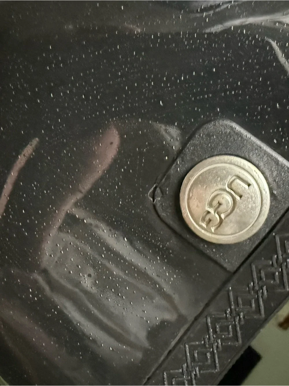 UGG Black Gloss Short Rain Boots